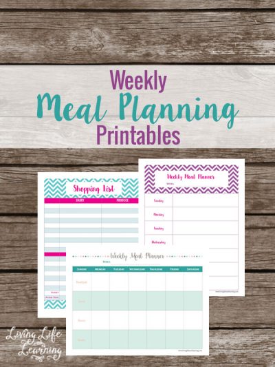 Weekly Meal Planning Printables