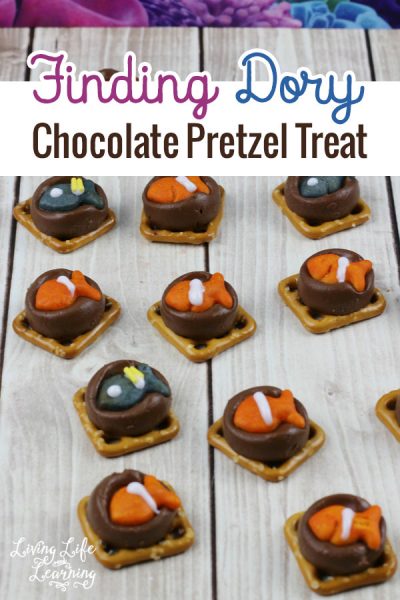 Get ready for the Finding Dory movie with these delicious Finding Dory Chocolate Pretzel treat, guaranteed to be a crowd favorite.