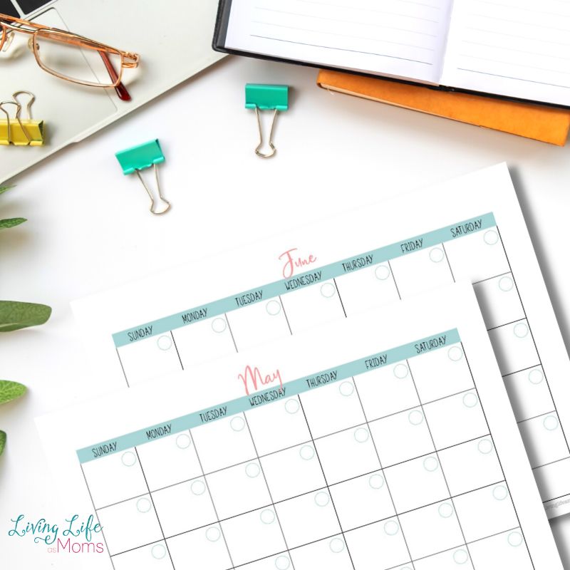 Monthly Printable Calendar