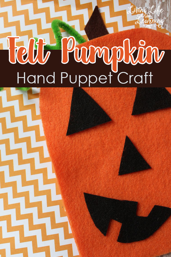 Felt Pumpkin Hand Puppet Craft