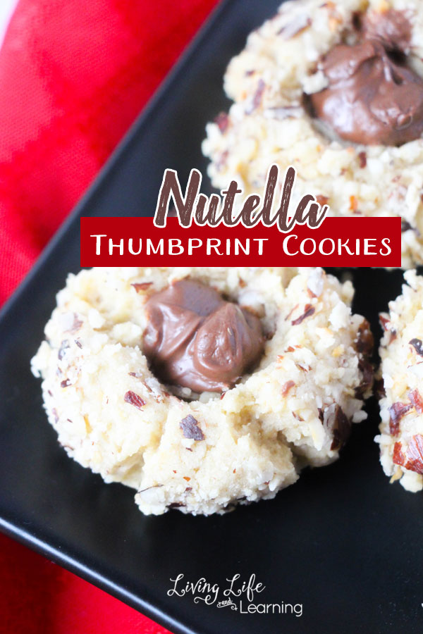 Nutella Thumbprint Cookies