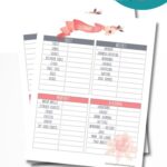 Cleaning List Printable