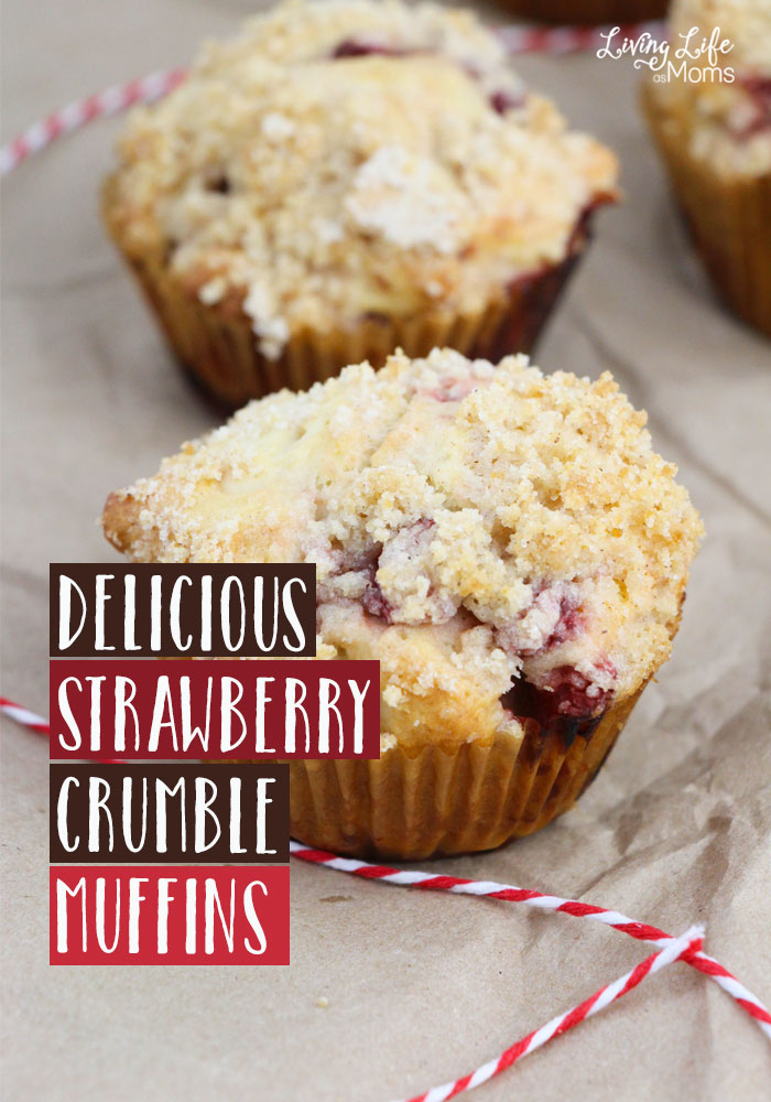 An easy mouth watering dessert to serve your family - try this strawberry crumble muffins recipe that will be a huge hit with them asking for seconds.