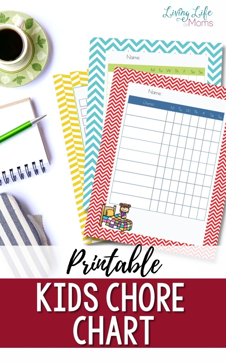 printable kids chore chart