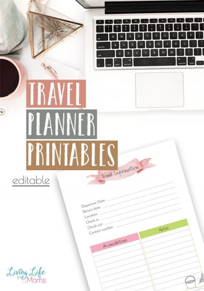 Planning your next vacation or road trip? This free travel planner printable will get you started on the right foot so you can relax on your next vacation. These printables are editable and will make planning your next vacation a breeze.