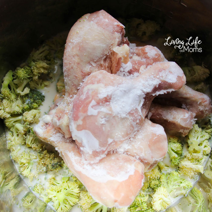 frozen chicken in the instant pot 