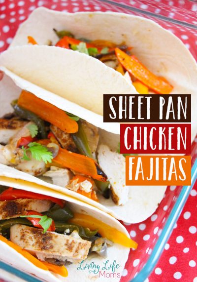Want an easy and delicious meal to serve your family? Try this super simple sheet pan chicken fajitas recipe that your family will love.