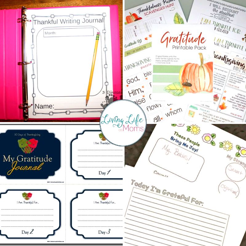 Gratitude Journal Printables for Kids