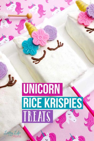 unicorn Rice Krispies treats