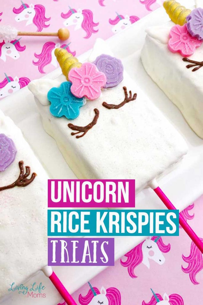 unicorn Rice Krispies treats