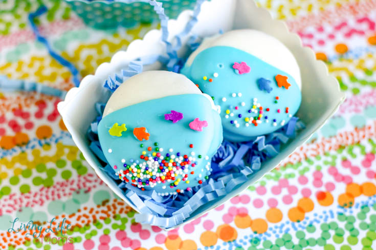 cute ocean themed dipped oreos