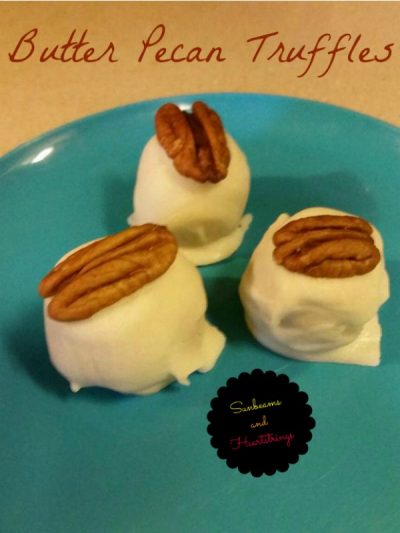 A lovely dessert to wake your tastebuds - this Butter Pecan Truffles Recipe is a delicious treat and a small taste of heaven.