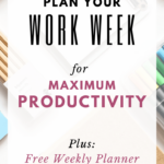 Plan Your Work Week for Maximum Productivity Free Template Weekly Planner