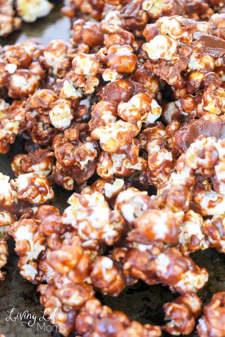 Delicous nutella popcorn