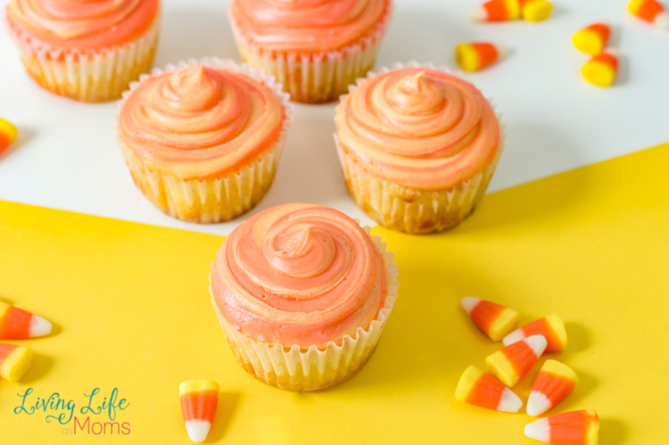 Simple Candy Corn Cupcakes Recipe