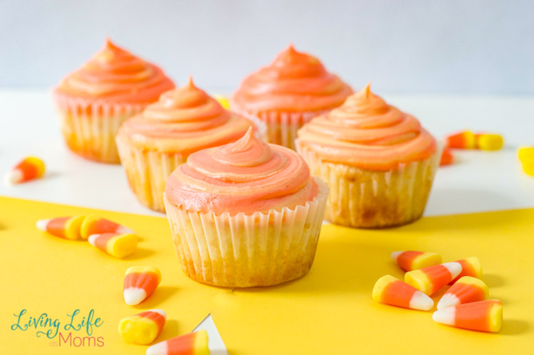 Easy Candy Corn Cupcakes Recipe