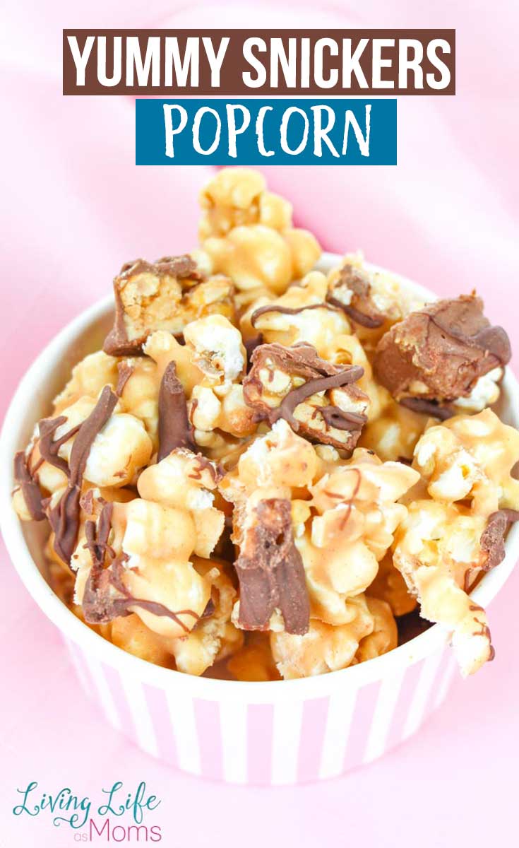 Delicious Snickers Popcorn Recipe