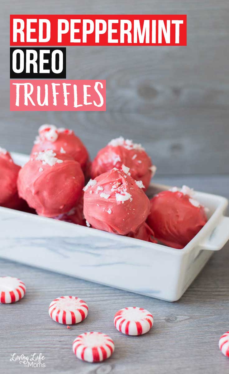 Red Peppermint Oreo Truffle Recipe