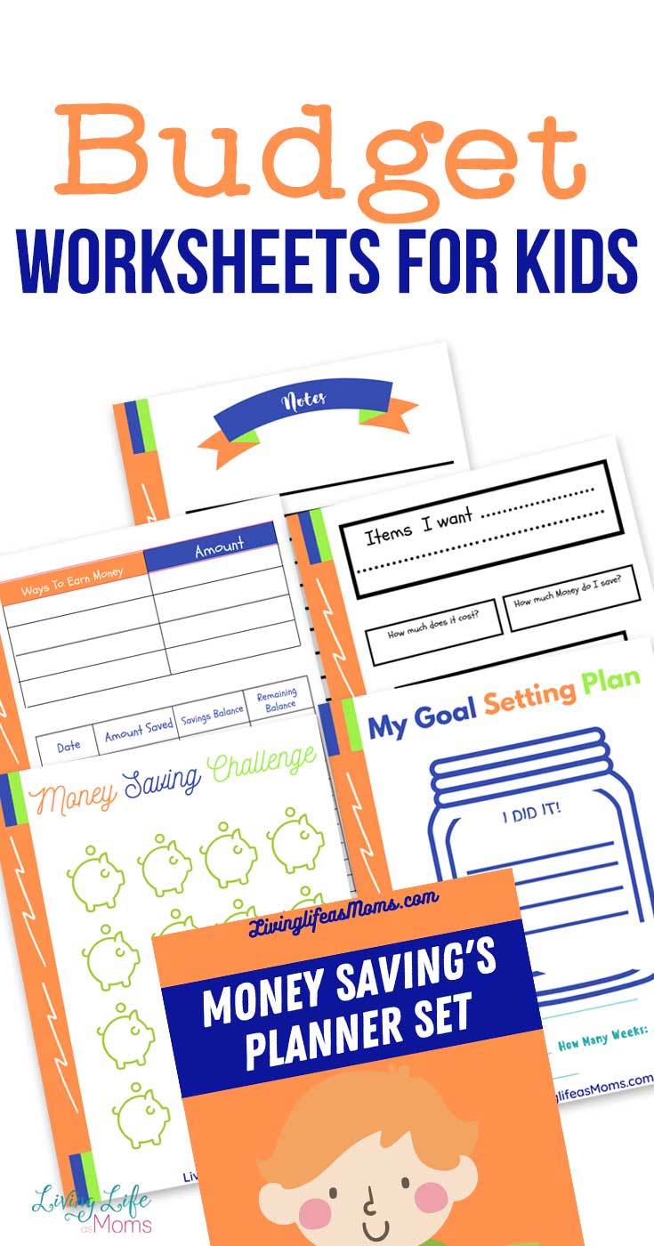 cute budget worksheets for kids