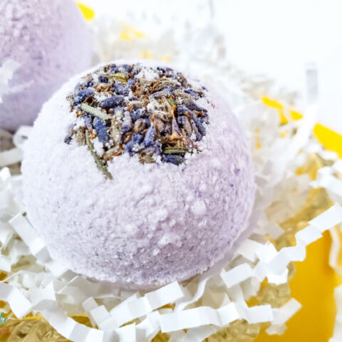 Homemade Lavender and Eucalyptus Bath Bomb Recipe