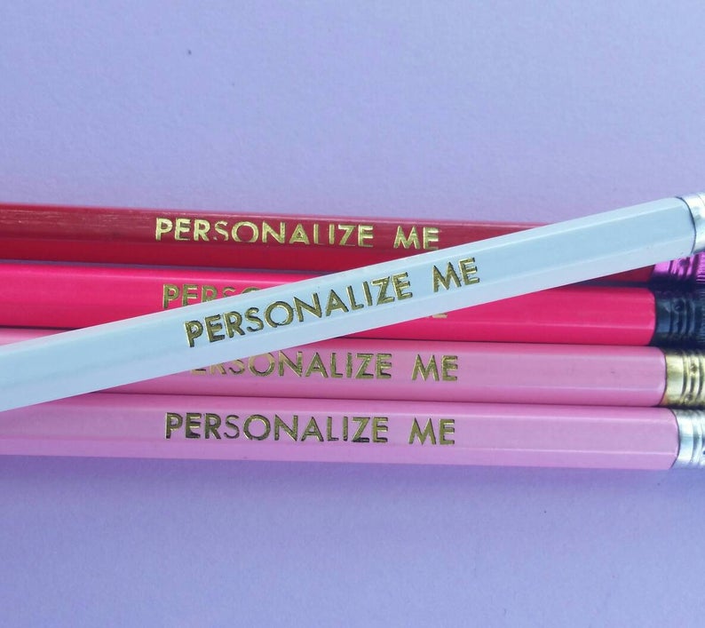 personalized pencils