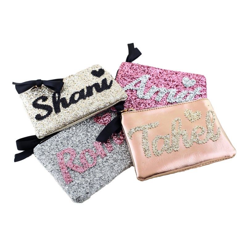 Personalized make up bags