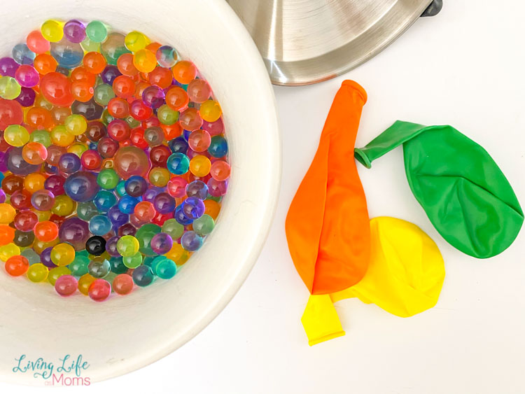 supplies for Orbeez stress balls