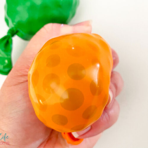 orbeez stress ball with net