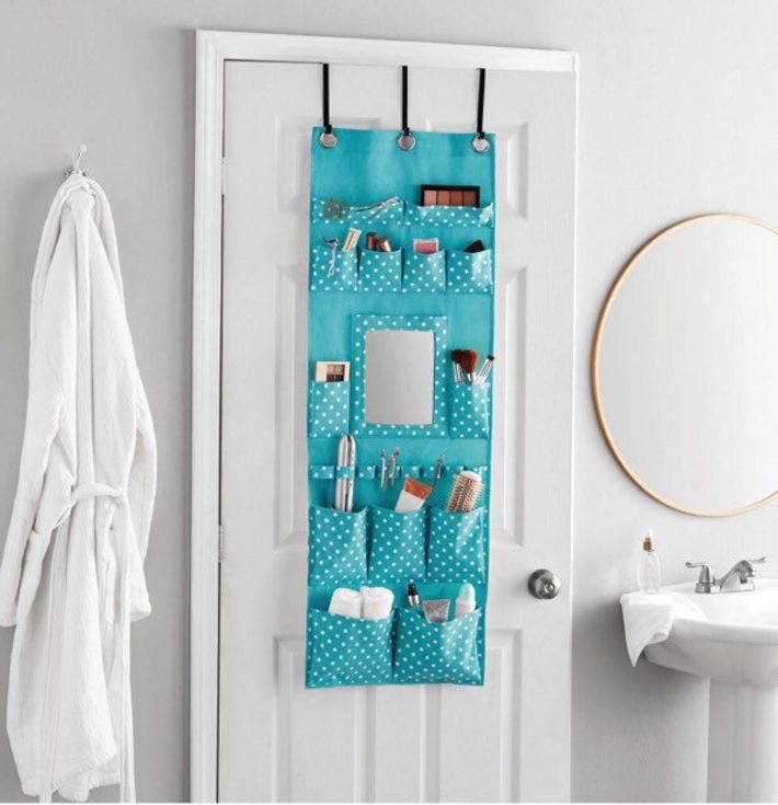 Over the door organizer with mirror etsy