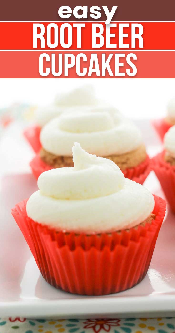 root beer cupcakes with cake mix