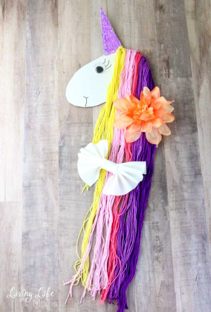 DIY Unicorn Hair Bow Holder   DIY Unicorn Hair Bow Holder 14 693x1024 