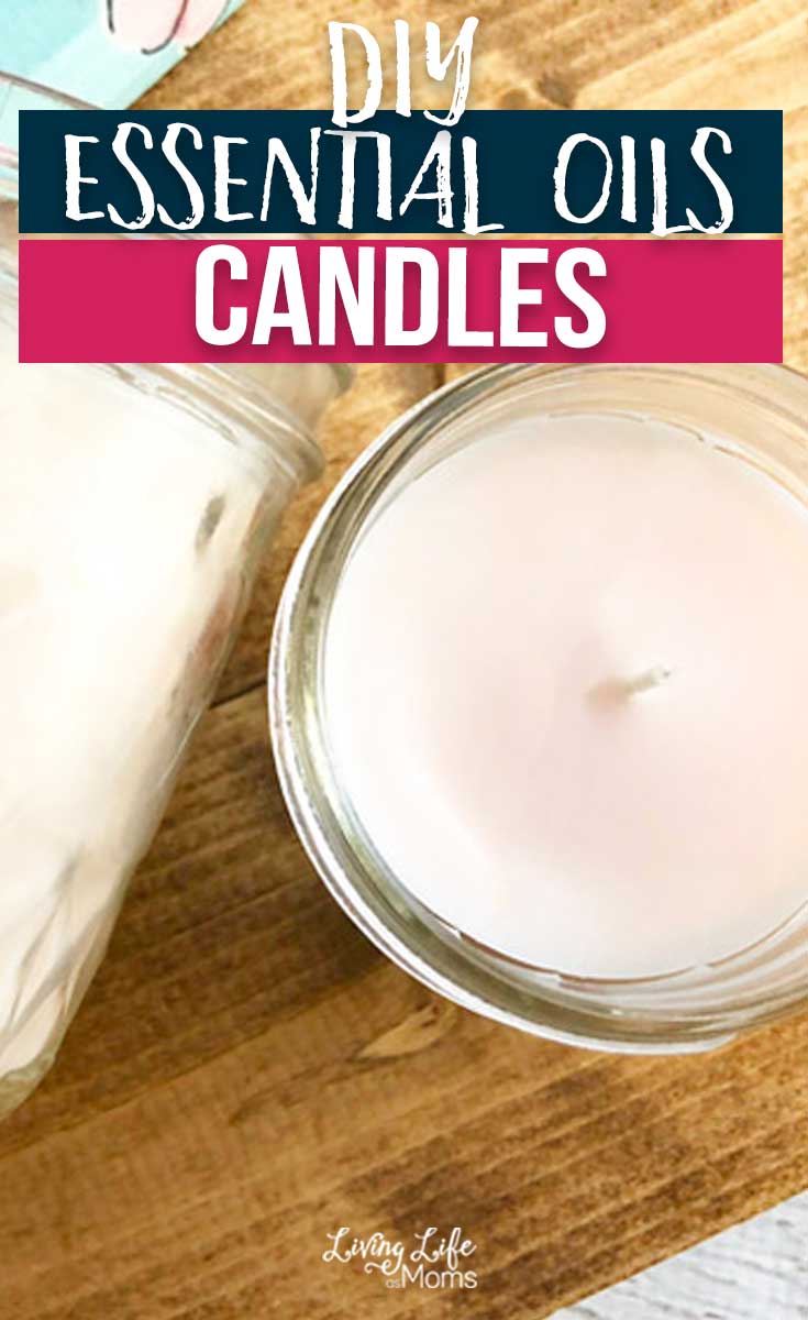 DIY essential oils candles