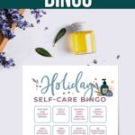 holiday self care bingo