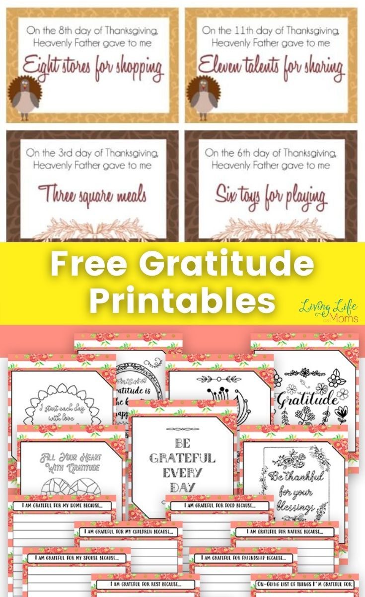 15 Free Gratitude Printables