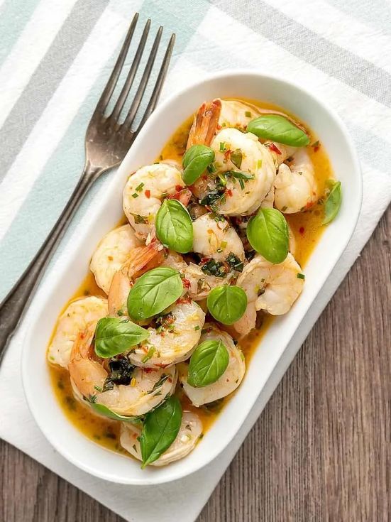 Air-Fryer-Shrimp-Scampi