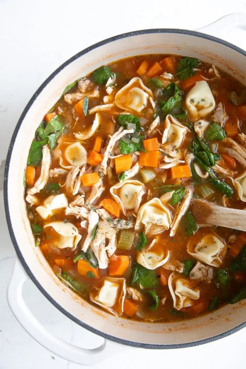 Chicken Tortellini Soup the Forked Spoon