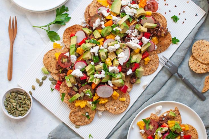 vegetarian nachos by Mrs Jones Kitchen