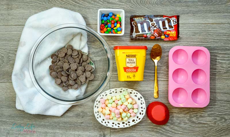 fun M&M hot chocolate bomb tutorial 