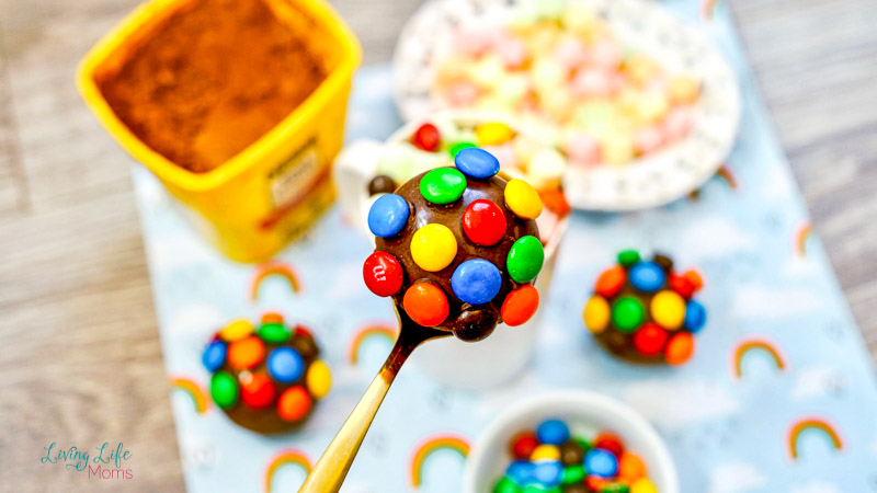 fun M&M hot chocolate bomb tutorial 