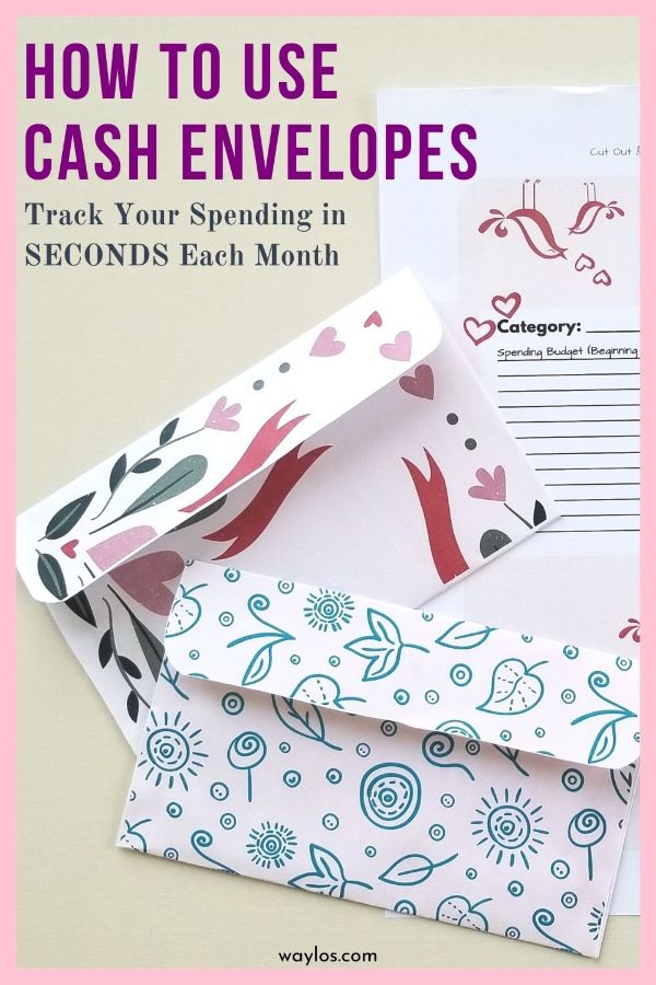 how to use cash envelopes pin