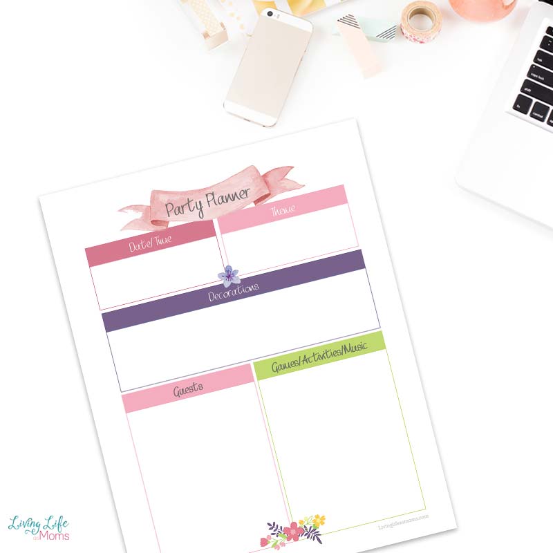 Party Planning Printables