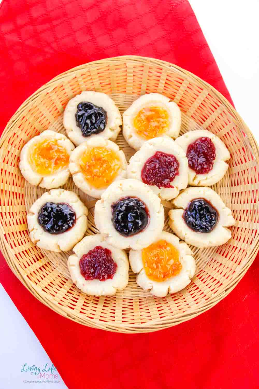 DIY thumbprint cookies 