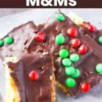 christmas bark recipe with M&M