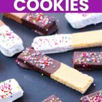 Fun Sprinkle Chocolate Wafer Cookies