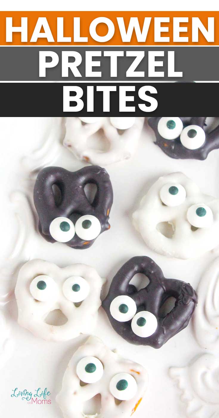 Halloween pretzel bites