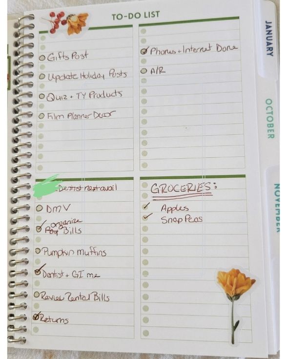 picture of planner to do list addon