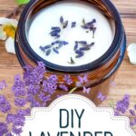 DIY lavender candle