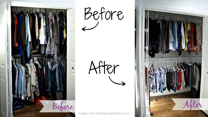 declutter closet