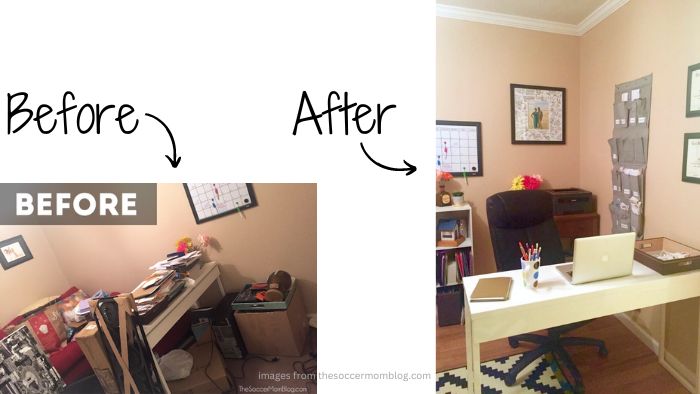 Declutter home office