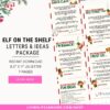 Elf on the Shelf Arrival Letter and Ideas Pack Printable